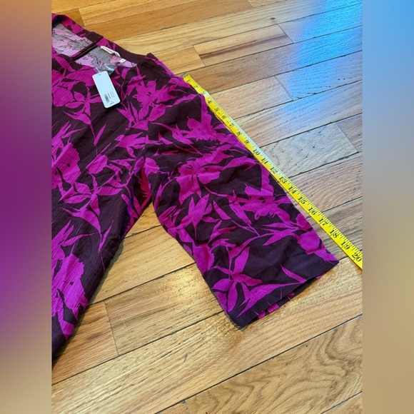 Soft Surroundings Women’s Oceo Gauze Tunic Top Tropical Fuchsia Pink Size 3X NWT - Picture 16 of 16